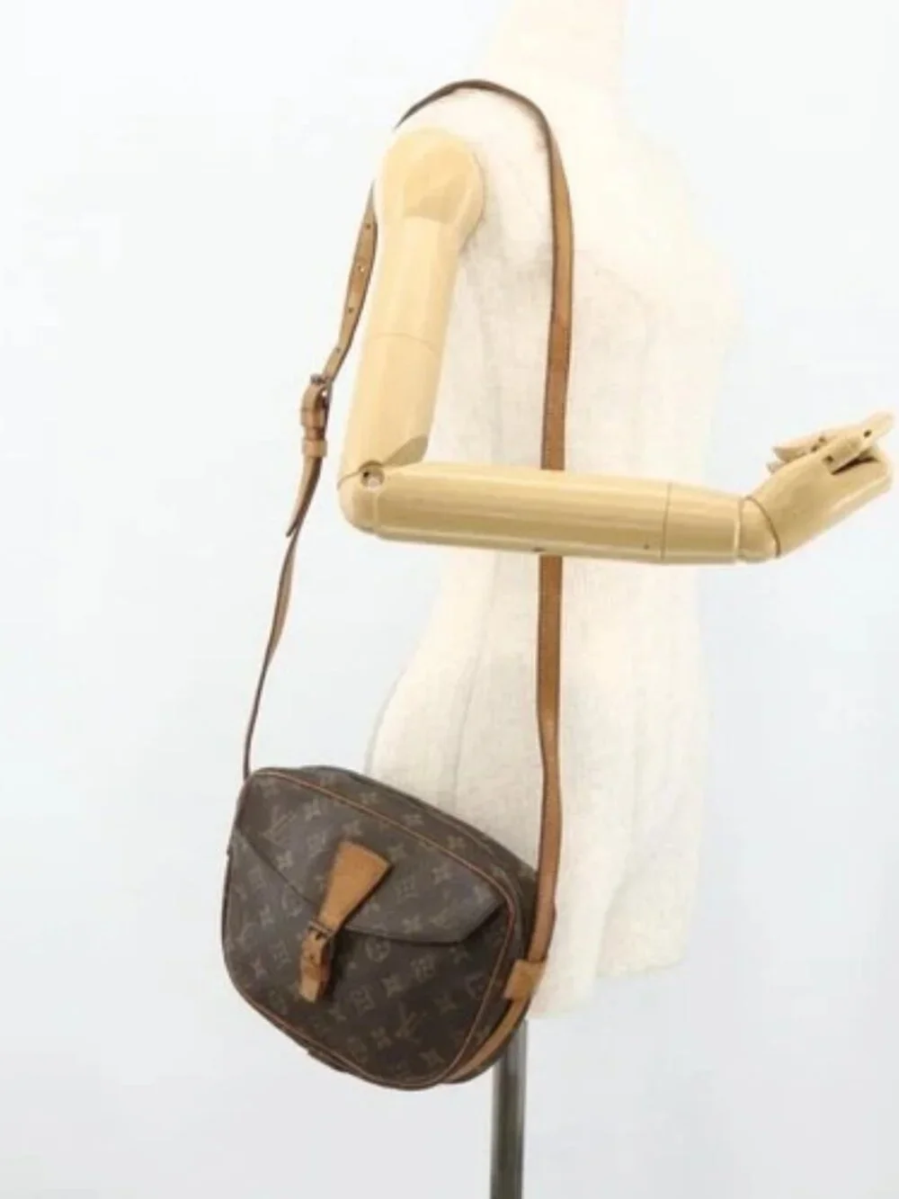 LOUIS VUITTON Monogram Jeune Fille MM Shoulder Bag M51226 LV Auth am11303
